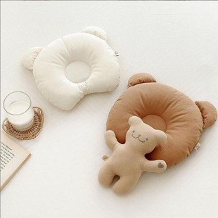 In stock baby bear ear pillow baby head correction breathable pillow baby pillow back head shaping pillow