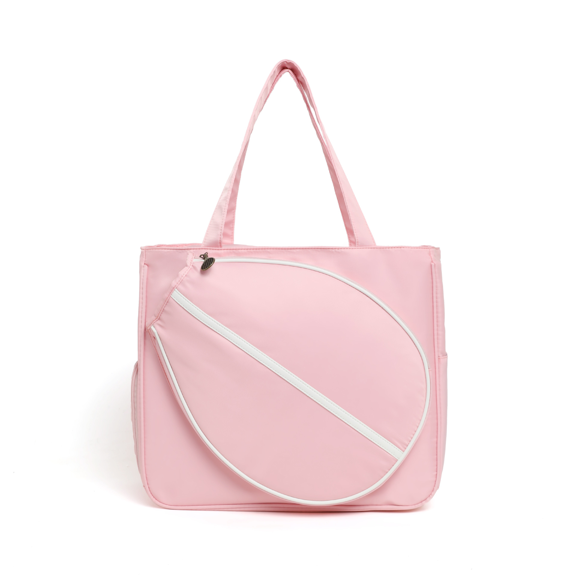 Bolsa de tenis de gran capacidad bolsa de almacenamiento bolsa de pelota de juego de alto valor facial bolsa de bádminton de hombro de hombro de hombro para mujeres al aire libre image 7