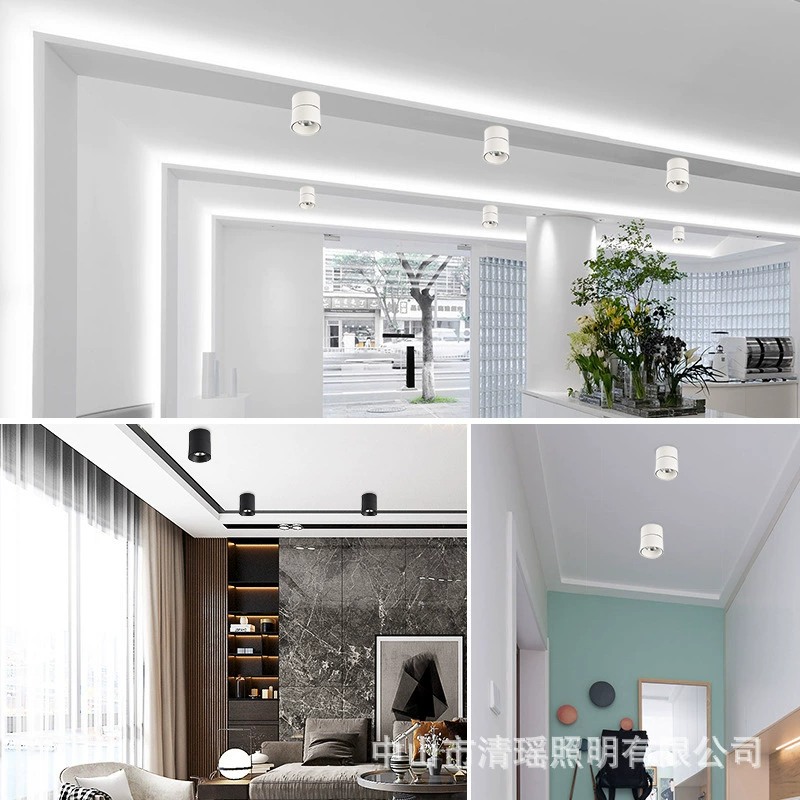 LED регулируемая точечная подсветка, вращающийся музей, потолочная лампа для вытяжного шкафа