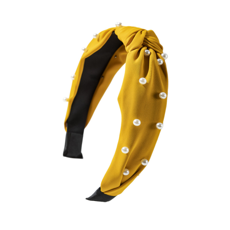 Diadema de tela anudada cruzada Corea del Sur horquilla antideslizante para adultos de ala ancha diadema anudada pinza para el cabello lavado facial banda para el cabello tocado