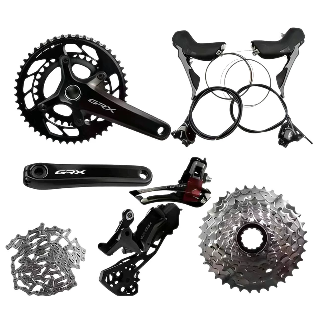 SHIMANO SHIMANO GRX 2*12 скорость гравийный велосипед специальный гидравлический дисковый тормоз комплект RX820 набор