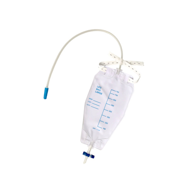 공장 공급 750 ml 다리 넥타이 배수 가방 일회용 소변 가방 배수 가방