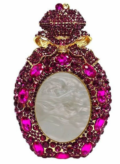 Новая Shell Diamond Dinner Bag Diamond Perfume Bottle Banquet Dress Hand Holding Women's Bag Shell stone bag