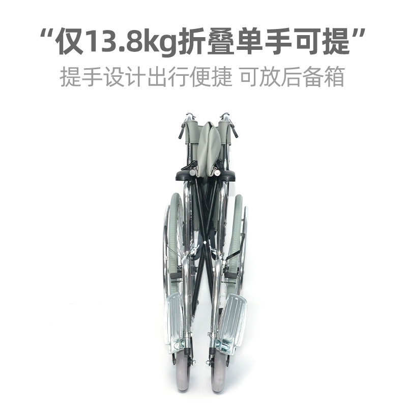 Silla de ruedas manual al por mayor transfronteriza Silla de ruedas para personas mayores discapacitadas al por mayor scooter plegable fácil portátil para personas mayores