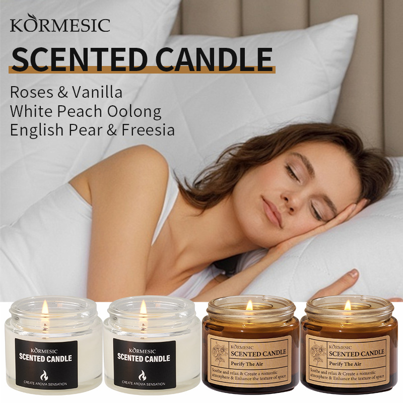 Sınır Ötesi Dış Ticaret KORMESIC Uyku Mumu İngiliz Aromaterapi Üreticisi_voghion.com