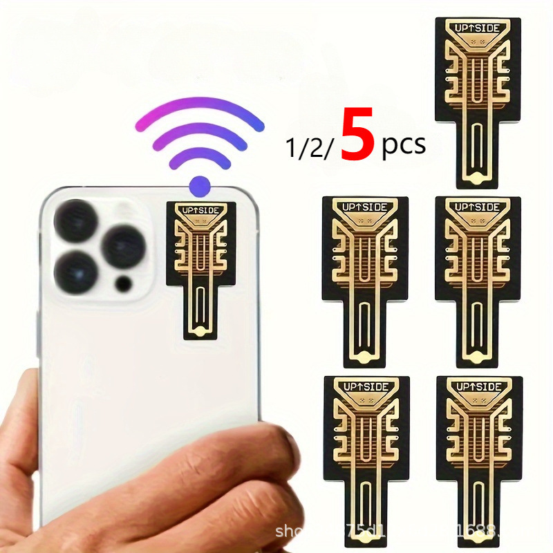 Carefully Selected Foreign Trade Members' 5-Pack Temu Amazon Mobile Phone Signal Booster Stickers, Universal Network Portable Amplifier