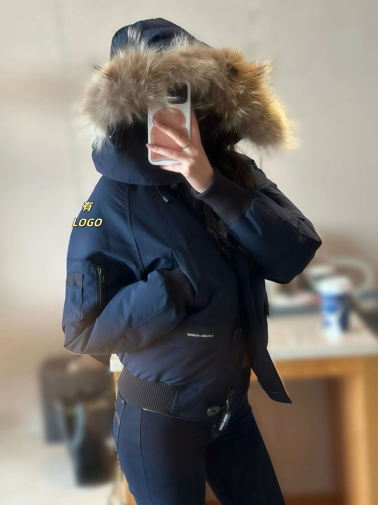 21 울프 퍼 네이비 블루 [남녀 동일 스타일]