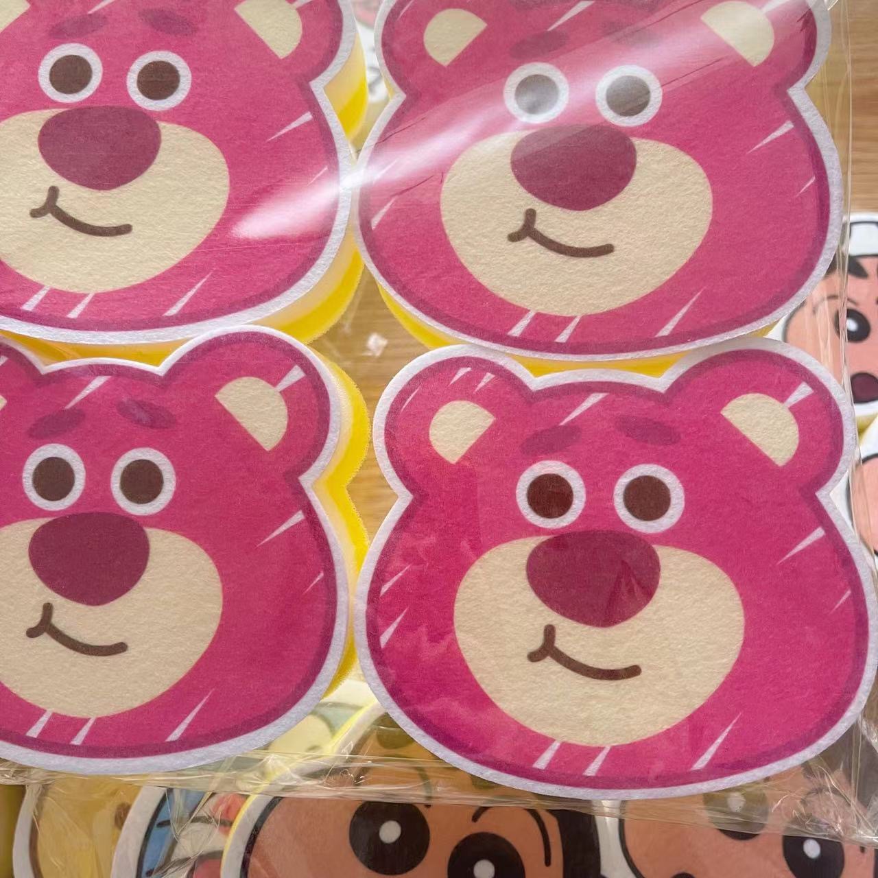 厨房用品 卡通图片加厚海绵擦多功能去污清洁洗碗海绵批发