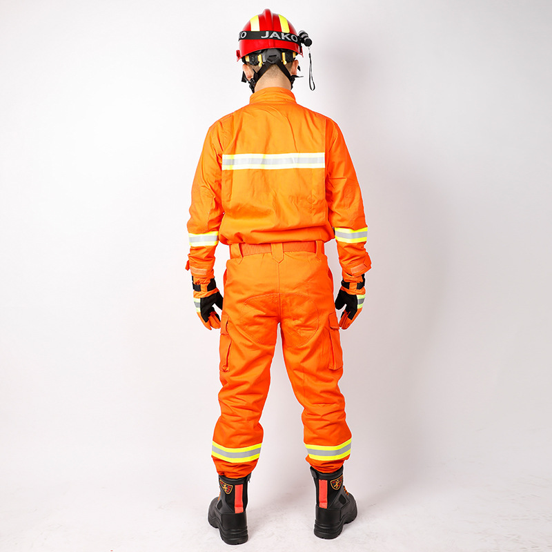 防水抢险救援作训服新款17式统型消防服服灭火防护五件套阻燃舒适