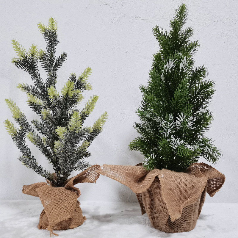 松针树场景布置松针树圣诞藤条气氛布置圣诞节装饰品松针树