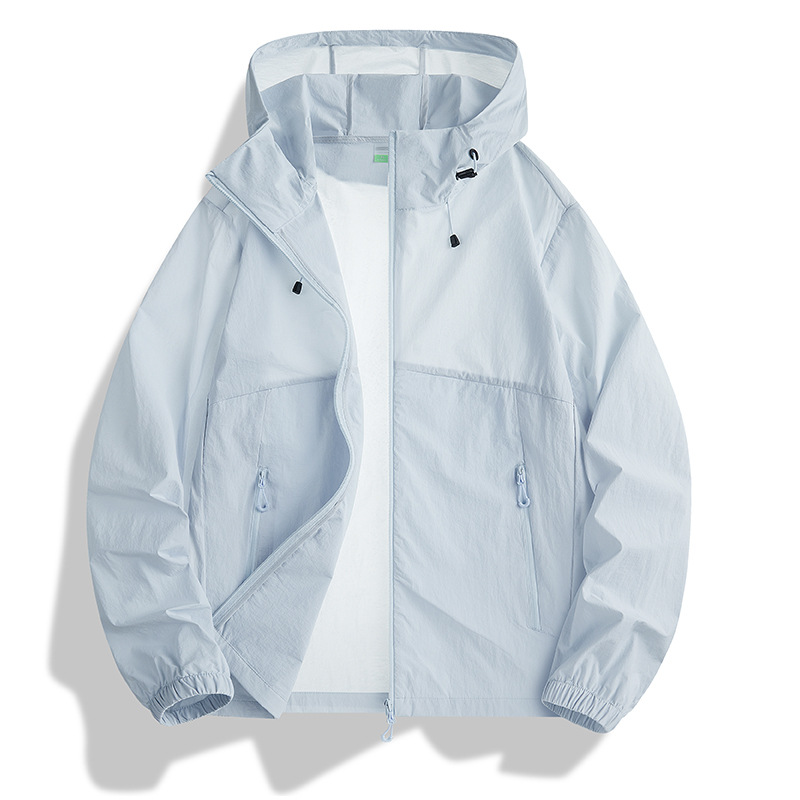 凯家新款山系情侣防晒衣冰丝薄款防紫外线UPF50+连帽防晒服登山服
