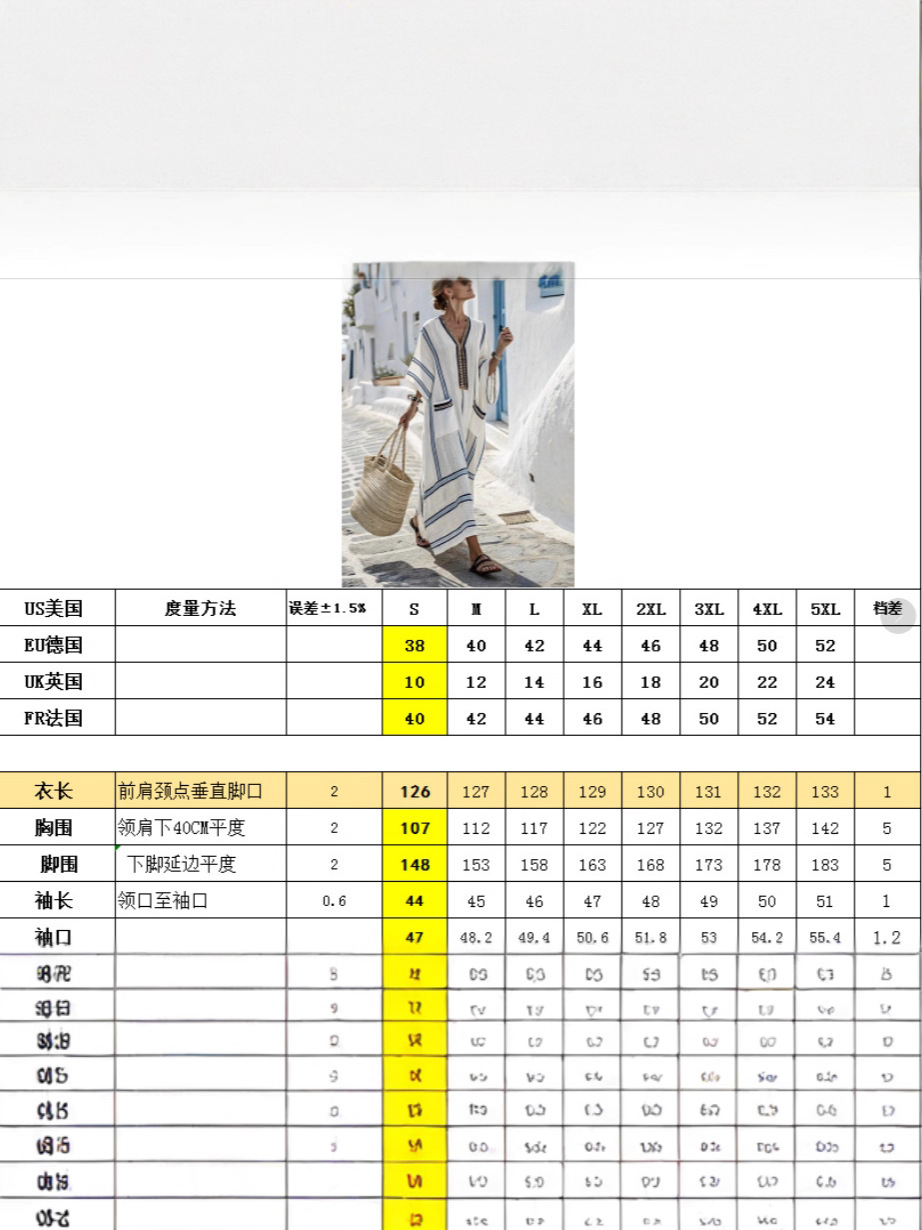 여름 대외 무역 새로운 유럽과 미국의 아마존 독립 스테이션 인기 우아한 대형 루즈 프린트 긴 대형 밑단 드레스