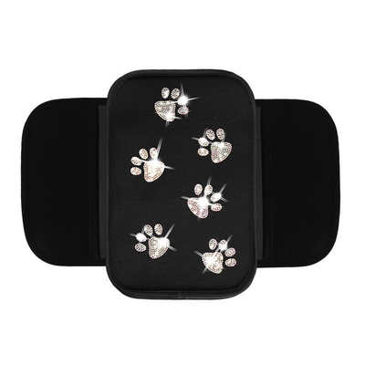 Sparkling rhinestone car armrest cushion | Armrest box pad