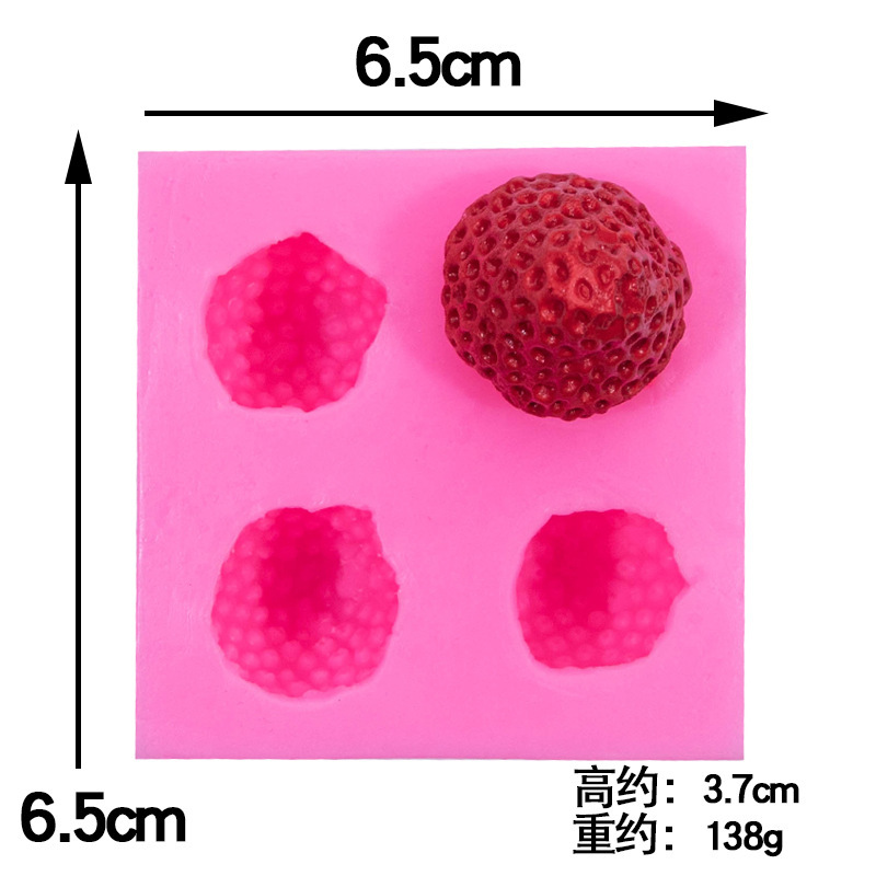 3dシミュレーションイチゴの形は砂糖のシリコンの鋳型のチョコレートのdiyをひっくり返します。|undefined