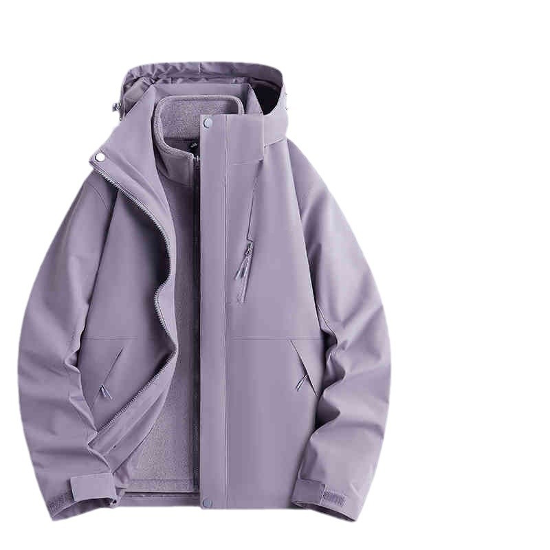 ラクダHJCAMEL突撃服男女子学生2024新型アウトドア防風防水三合一登山服コート