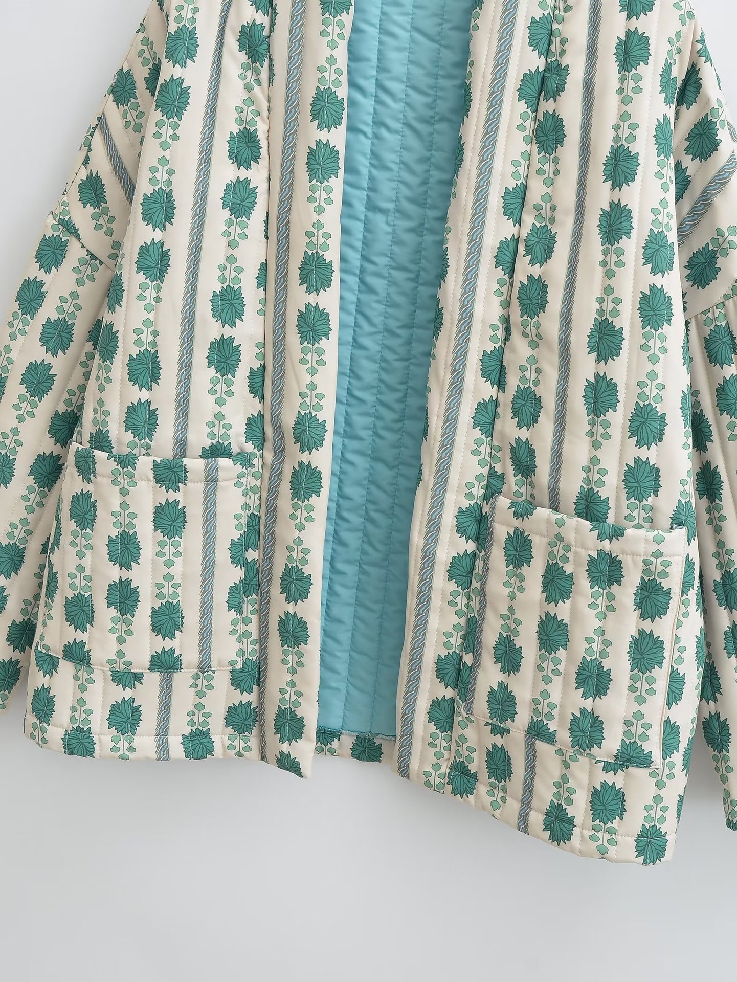 Ethnic Quilted Cotton Printed Cotton Jacket Cotton Jersey