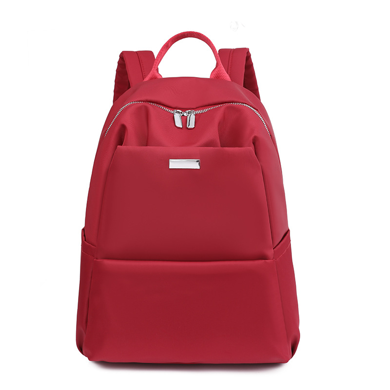 Mochila para computadora de estudiante de secundaria de gran capacidad 2022 nueva mochila para mujer Oxford simple mochila de viaje al aire libre