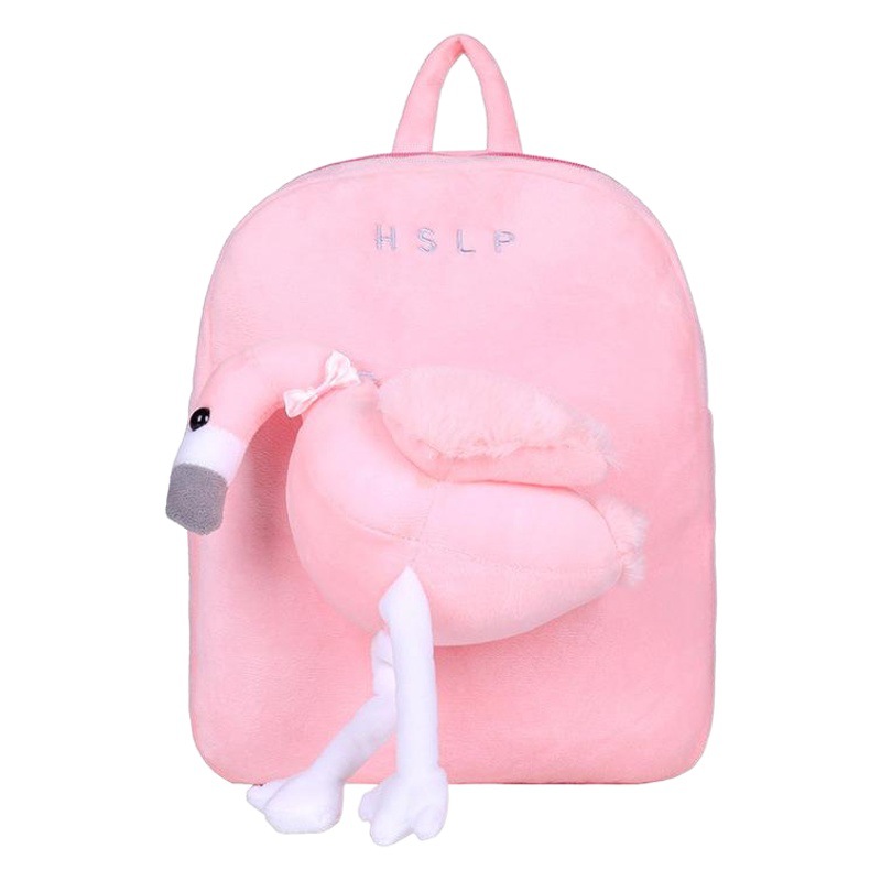 Wholesale Creative Anti-Lost Children's Schoolbags Korean Cartoon Cute Plush Boys and Girls Backpacks Kindergarten Backpacks