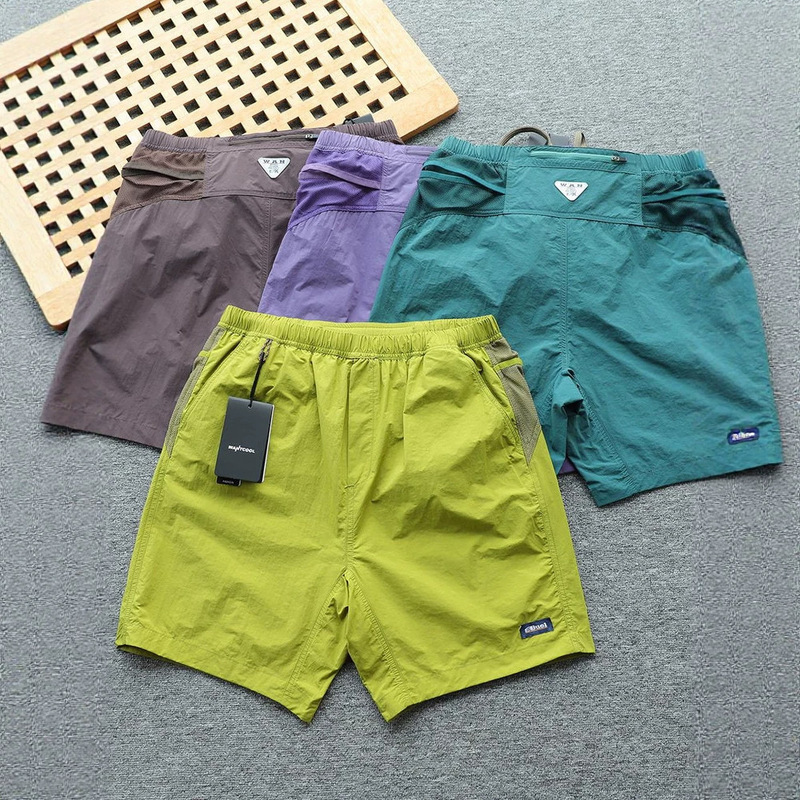 Mountain-style outdoor designer men's and women's multi-pocket nylon woven breathable quick-dry functional casual shorts