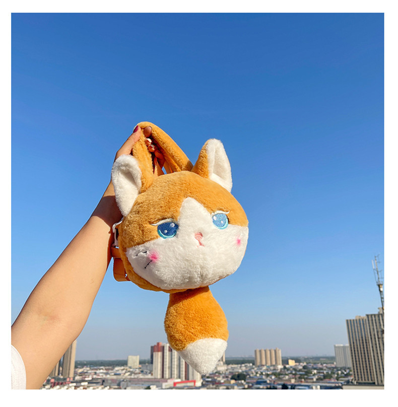 137g Weight Zipper Closure Type Single Shoulder Strap, Top Handle Strap Type Shoulder Bag Bags Type Casual Occasion Plush Material Animal, Cartoon Pattern Spring, Autumn&Winter Season Kid'S Gender Cute Style Round Shape Kid'S Plush Animal Cartoon Cute Round Zipper Shoulder Bag 6