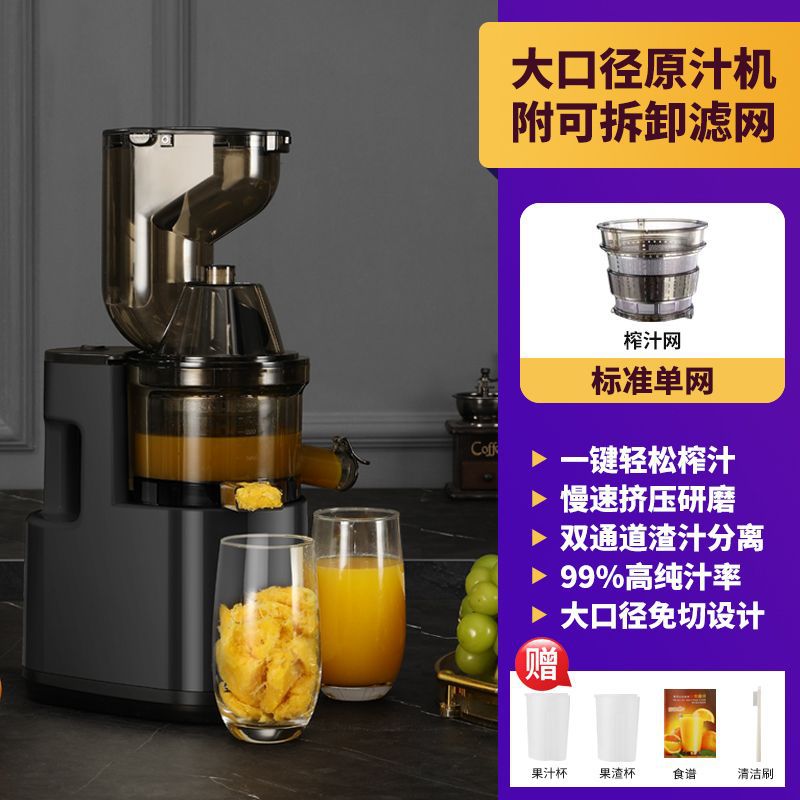 gran calibre jugo residuos separación extrusor doméstico automático multifuncional máquina de jugo bruto comercial gran capacidad malla de acero inoxidable