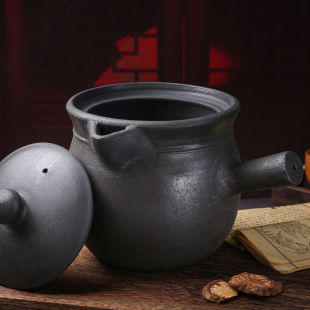 Yingjing Casserole Frying Pan Boiling Medicine Pot Boiling Medicine Old-fashioned Frying Medicine Pot Household Unglazed Clay Casserole Frying Zhao Zhiwu