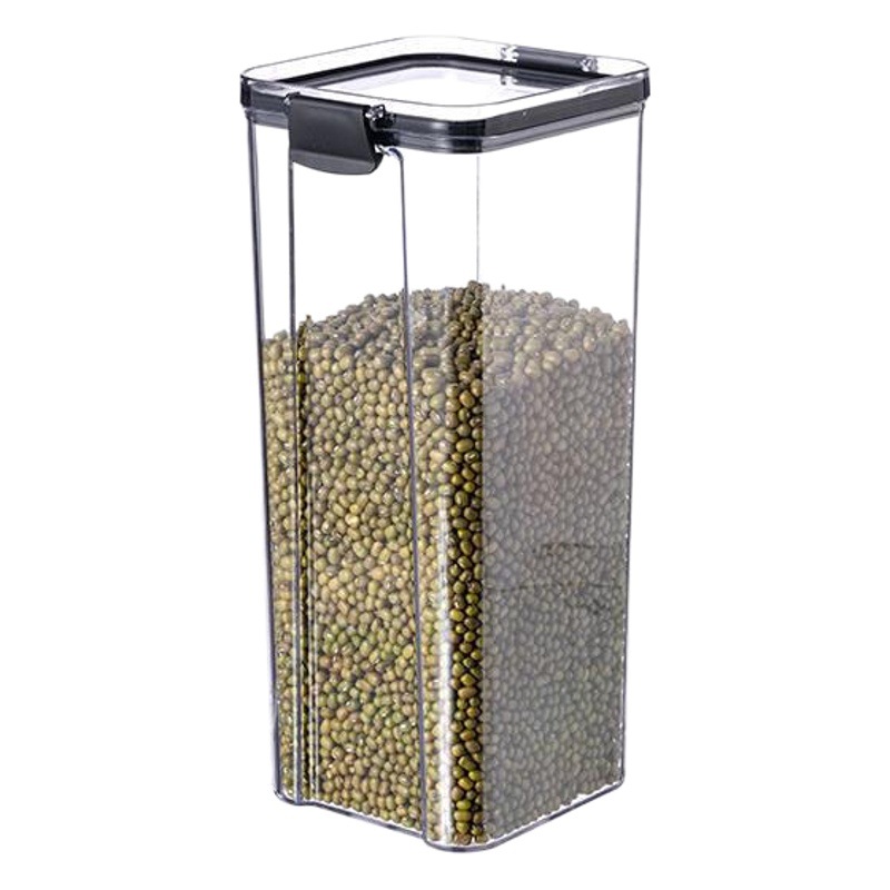 Tarro sellado transparente tarro de almacenamiento de grano crujiente snack tarro de almacenamiento de frutas secas tarro de plástico tarro de comida