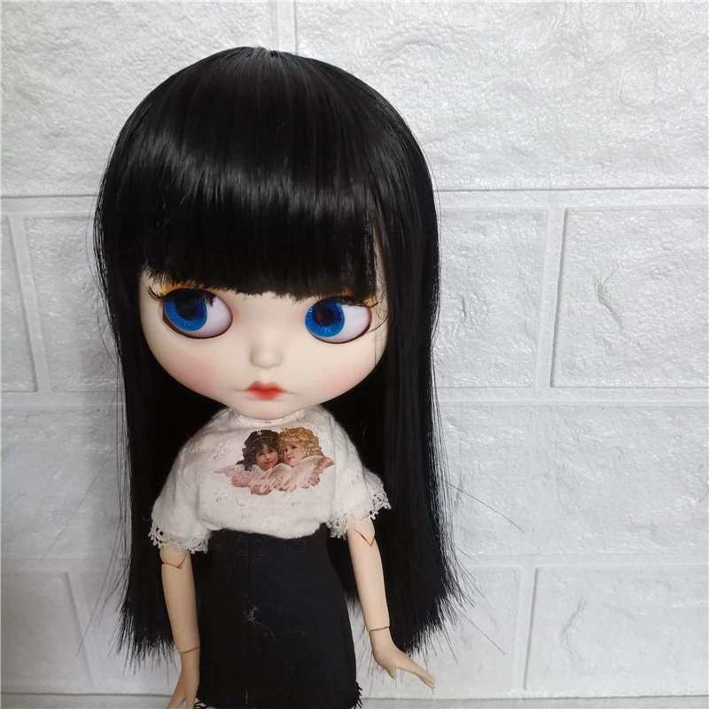 Парик для куклы Blythe с тканевой шапочкой, окружность головы 25–27 см, разные фасоны и цвета