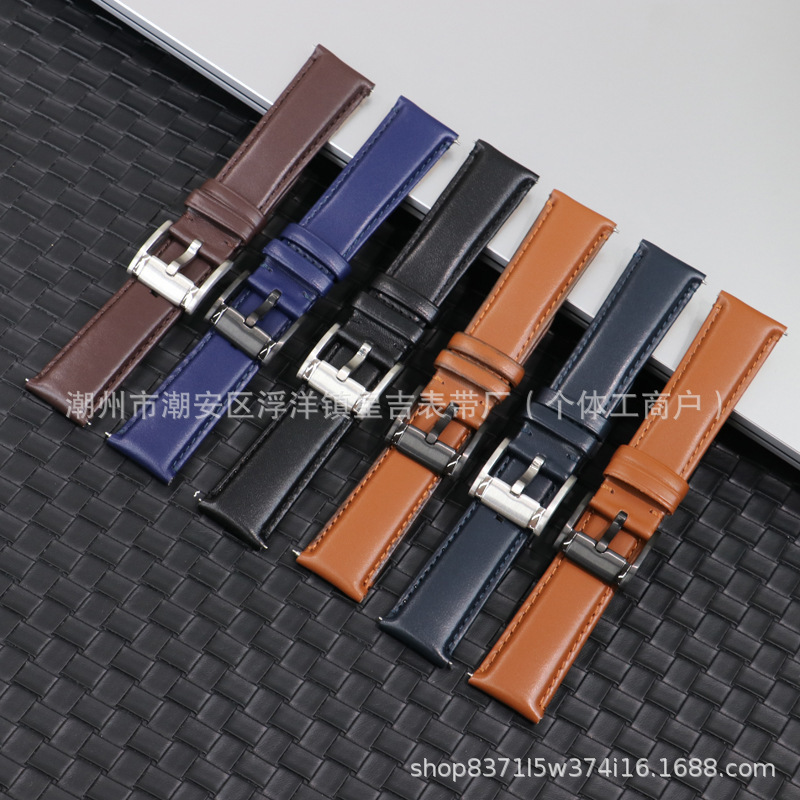 Suitable for Fossil Quick Release Watch Strap Genuine Leather Watch Strap Men's Fs5061 Fs5237 Me3052 3054 22mm24 Suitable for Fossil Quick Release Watch Strap Genuine Leather Watch Strap Men's Fs5061 Fs5237 Me3052 3054 22mm24
