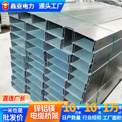 亜鉛アルミマグネシウムケーブルラック200*100溝式鋼製金属弱電工事用スプレー防火ケーブルラック