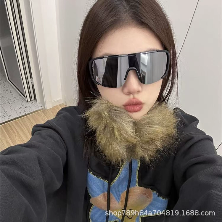 Зеркало для верховой езды на открытом воздухе Снежные солнцезащитные очки анти-УФ дорожные очки