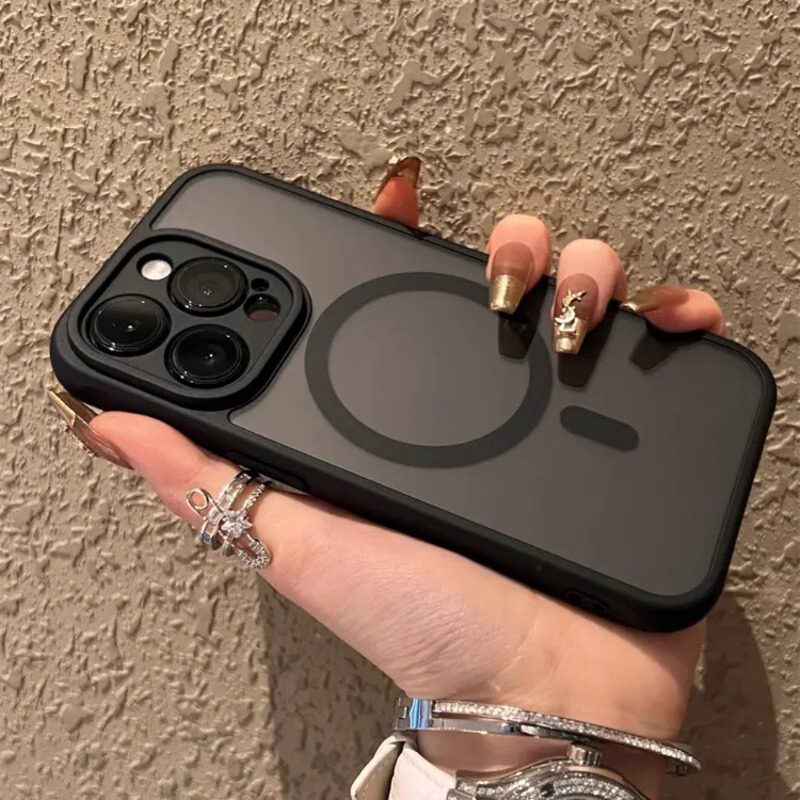 For Apple 15p mobile phone case 16pm with lens film 14pro matte magnetic wireless charging 1 drop-proof 15p For Apple 15p mobile phone case 16pm with lens film 14pro matte magnetic wireless charging 1 drop-proof 15p