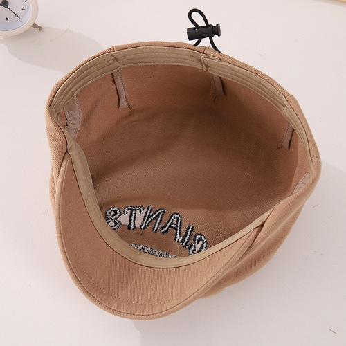 Baby Korean style hat spring and autumn new fashion versatile beret boys' peaked cap girls' adjustable forward hat