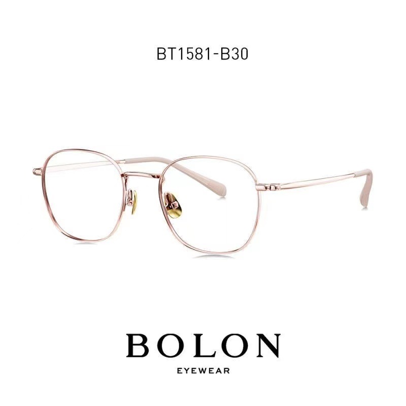 BOLON暴龙眼镜近视光学镜β钛镜腿个性近视镜框男女高度数BT1581