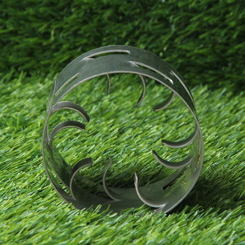 Factory-supplied polypropylene Pall ring acid mist scrubber packing, 50mm stainless steel cooling tower chemical packing