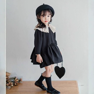 女童连衣裙春装衣服洋气时髦套装童装女宝宝生日公主裙子春秋儿童