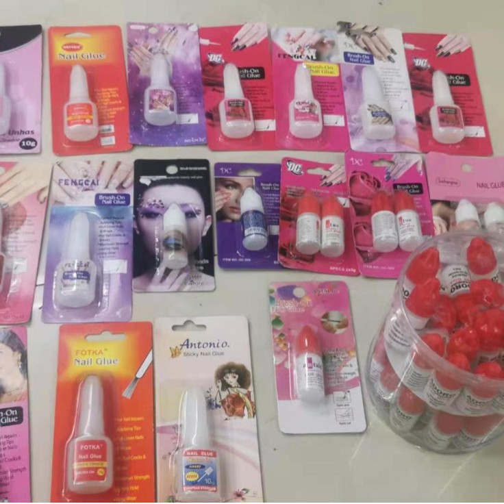 ANTALD美甲甲片胶 粘假指甲片胶 粘性强补钻贴钻胶水粉标指甲胶