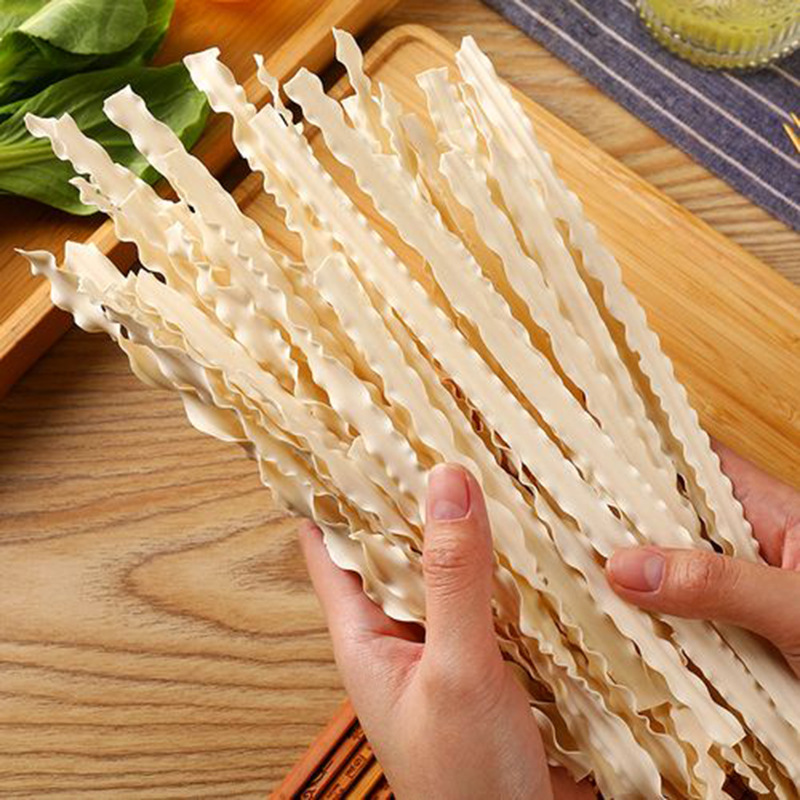 Manufacturer Processes and Produces Wide Noodles, Wide Noodles, Wholesale Oily Noodles, One Piece, Iron Bar Yam Noodles