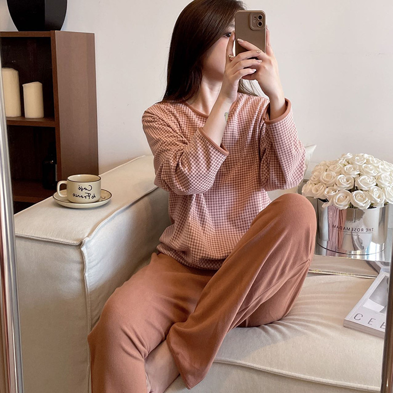 MOTIE, conjunto de pijamas informales de moda, holgados y sencillos, para estar en casa o usar al aire libre.