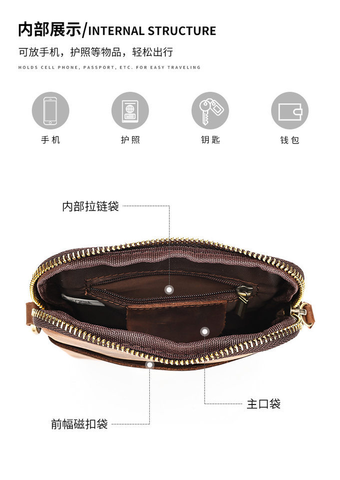 Túi đeo chéo nam da thật da ngựa điên phong cách retro, túi đeo vai đựng vừa máy tính bảng 8 inch — 1323 màu nâu, 1323cà phê, 6097 cà phê đen, 6097 màu nâu chi tiết 85