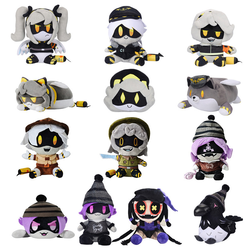 Cross-border Hot Selling Inorganic Little Girl Animation Peripheral Doll Sleeping Cat Dumpty Crow Plush Toy Cross-border Hot Selling Inorganic Little Girl Animation Peripheral Doll Sleeping Cat Dumpty Crow Plush Toy