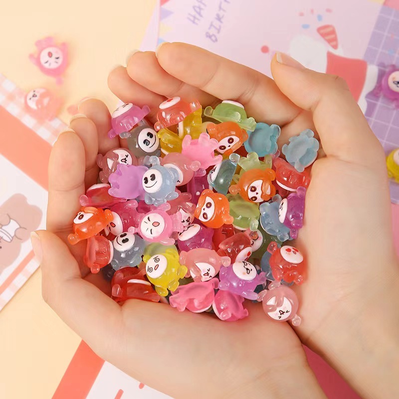 夜光の子供の樹脂の部品は親子のdiyの子供のミニのアイデアを卸売りします。|undefined