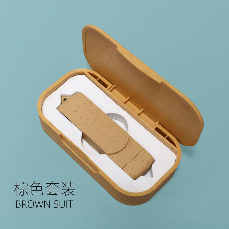 小麦わら分解性 USB フラッシュドライブツーインワン TYPE-C32g 携帯電話コンピュータ小麦わら USB フラッシュドライブ LOGO16g|undefined