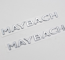 适用于新款迈巴赫MAYBACH字母车标S400L车身后尾箱标字母车贴车标