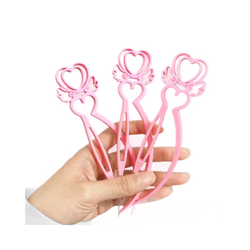 Chica rosa jumping bean adorable bolígrafo de agujas jumping bean pala caja de almacenamiento jumping bean artefacto hermoso paquete de materiales
