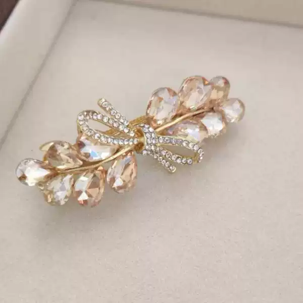 With bow, small, champagne color