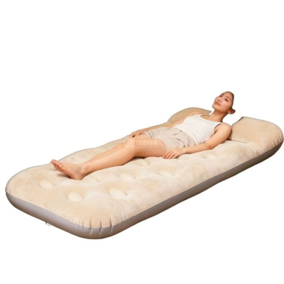camping, thickened flocking fabric with pillow — Vehicle-mounted inflatable bed