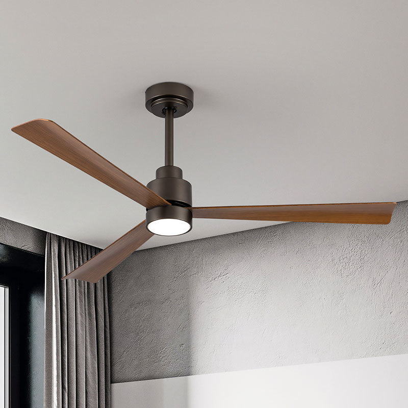 52inch High Wind Industrial Retro Ceiling Fan for Home Living Room and Restaurant Minimalist Ceiling Fan with Light Commercial Fan Without Light