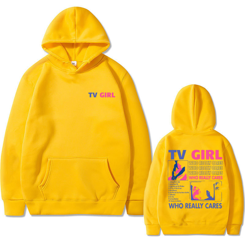New TV Girl Hoodie Who Really Cares Album Print Men Woman Ho