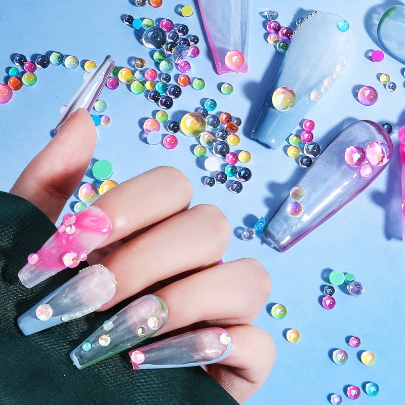 Cross-Border Hot Selling Mocha Candy Color Nail Art Diamond Mobile Phone Case Creative DIY Decoration 300 Mixed Nail Stickers Cross-Border Hot Selling Mocha Candy Color Nail Art Diamond Mobile Phone Case Creative DIY Decoration 300 Mixed Nail Stickers